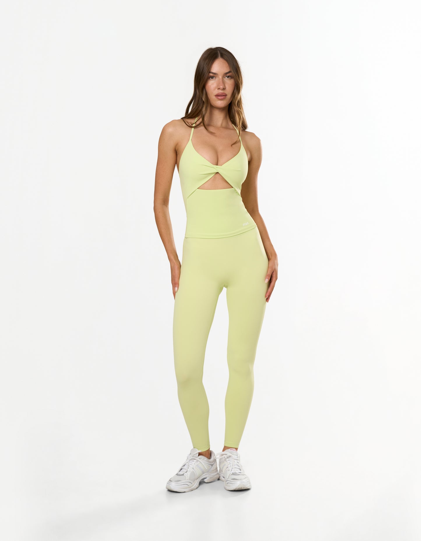 Twist Halter Tank Airlyte - Lime