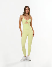 Twist Halter Tank Airlyte - Lime
