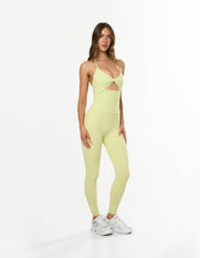 Twist Halter Tank Airlyte - Lime