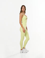 Twist Halter Tank Airlyte - Lime