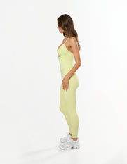 Twist Halter Tank Airlyte - Lime