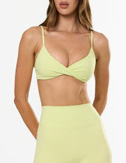 Twist Crop Airlyte - Lime