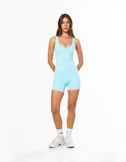 V Front Ruched Tank Airlyte - Mist