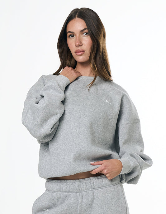 Classic Crew Solfleece™ - Grey Marle