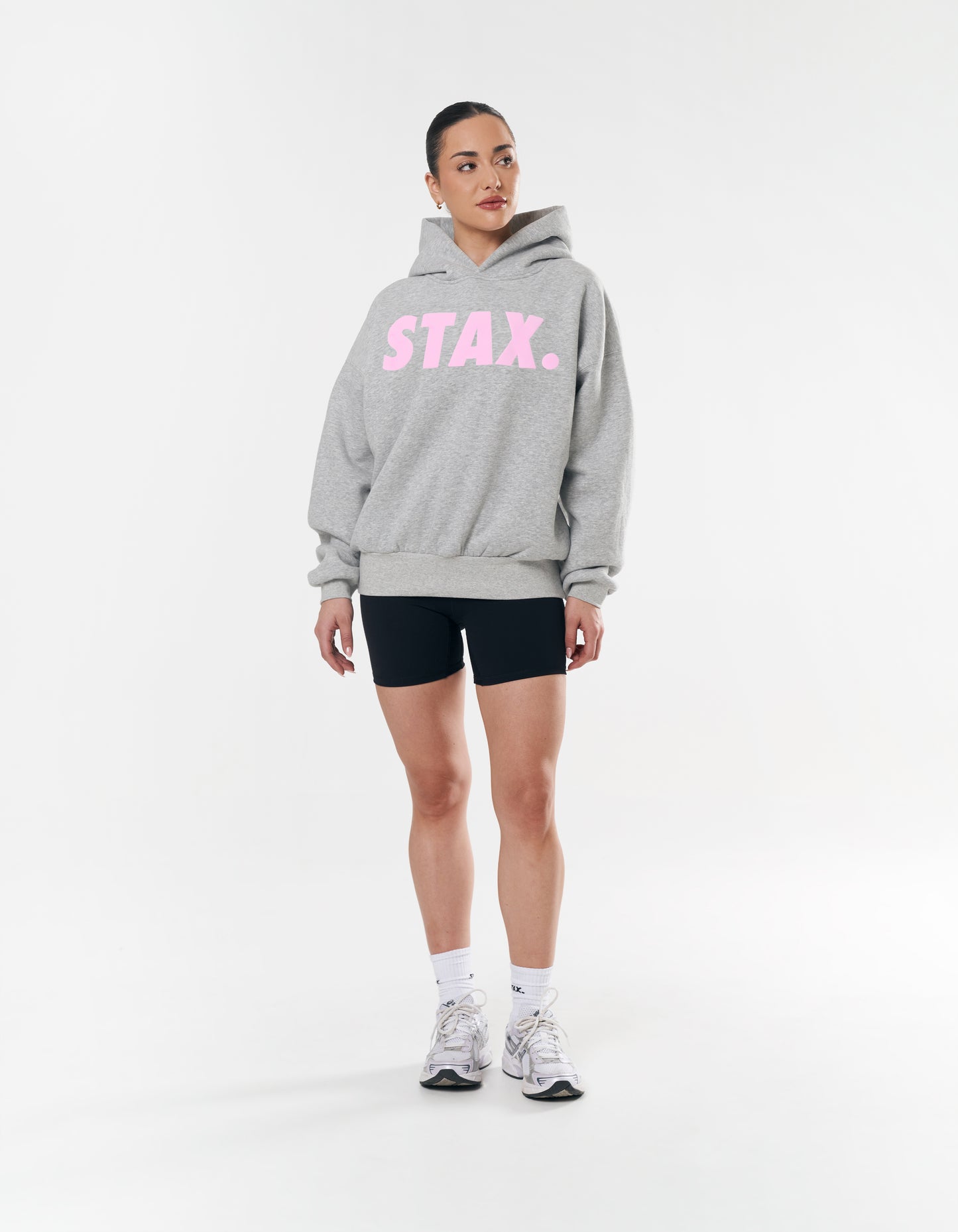 Original Hoodie - Dark Grey/Pink