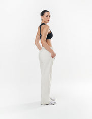 Classic Straight Leg Jogger - Light Grey/Black