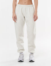 Classic Cuffed Jogger - Light Grey/Pink