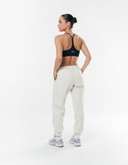 Classic Cuffed Jogger - Light Grey/Black