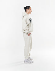 Classic Cuffed Jogger - Light Grey/Black