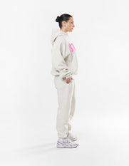 Original Hoodie - Light Grey/Pink