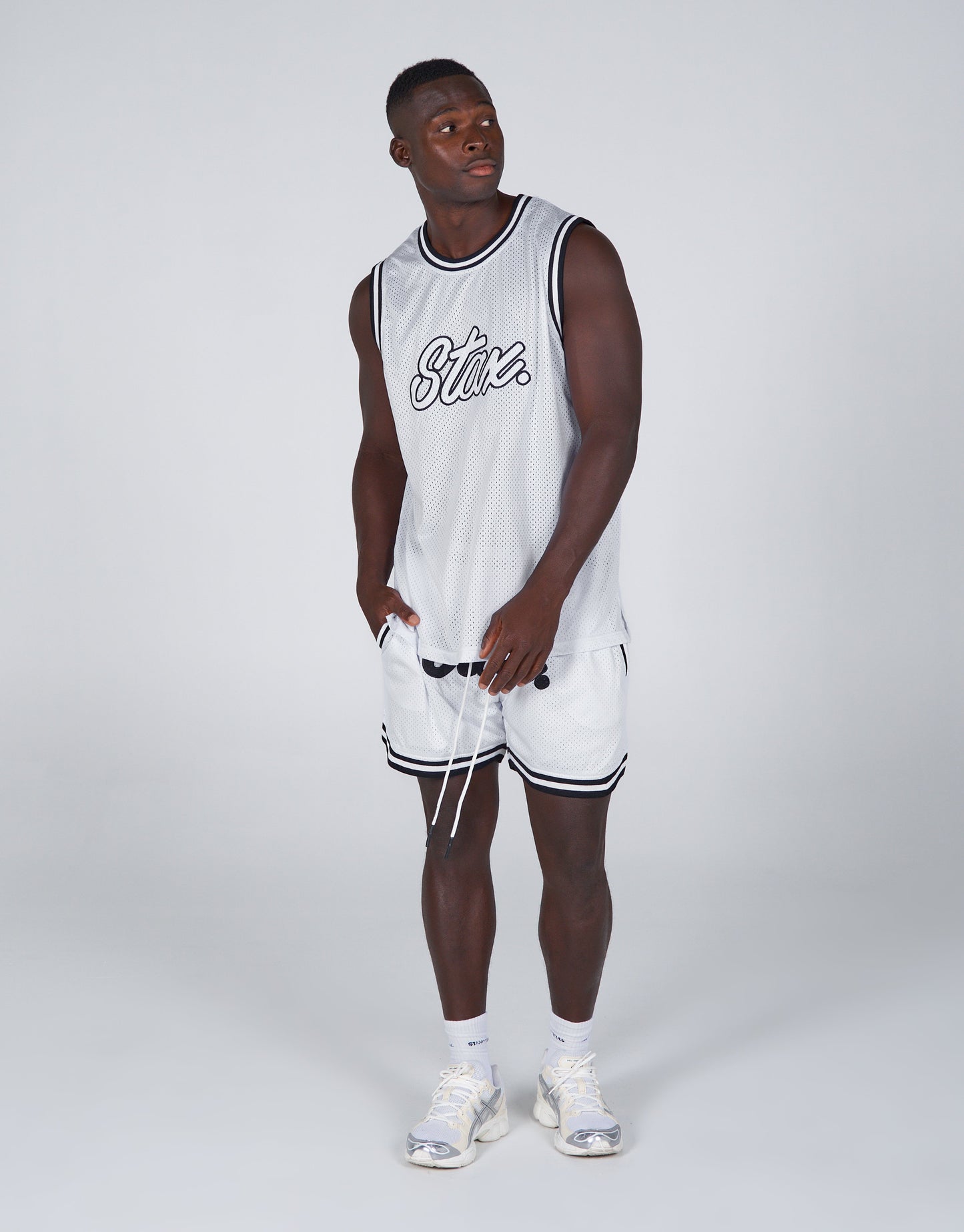 STAX. Court Drip Basketball Shorts - Dale