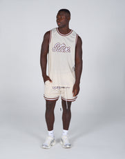 STAX. Court Drip Basketball Shorts - Boston
