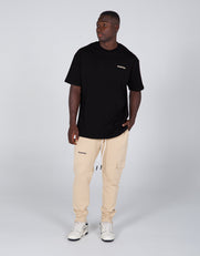 STAXOFFICIAL. Mens Fitted Jogger - Cream