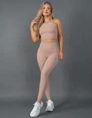 Cropped Tank NANDEX ™ Warm Clay - Taupe