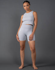 Premium Seamless Cropped Singlet Lounge V5.1 - Breeze