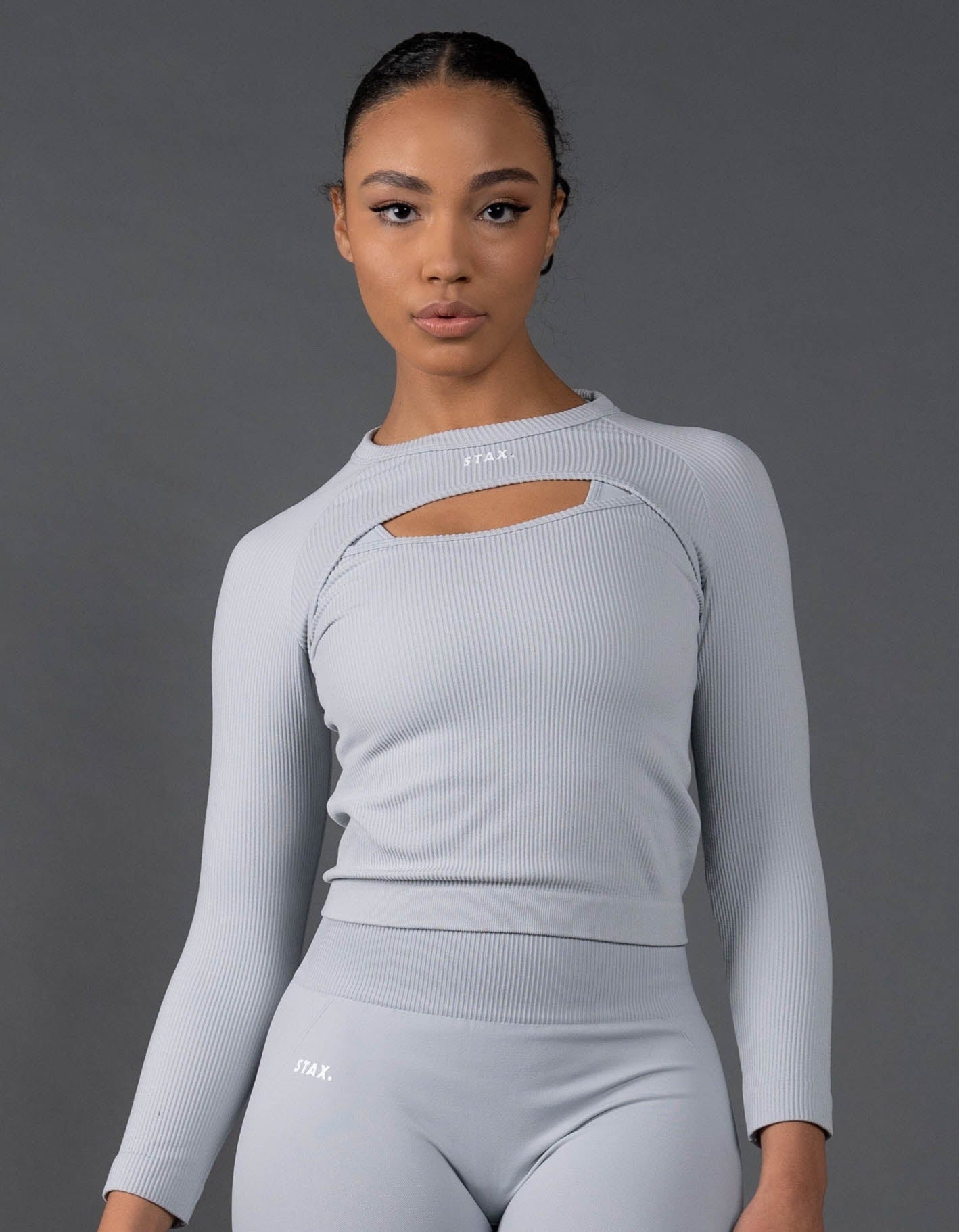 Premium Seamless Cut Out Long Sleeve Lounge V5.1 - Breeze