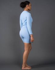 STAX. Premium Seamless V5.1 (Favourites) Cut Out Long Sleeve Lounge - Baby Blue