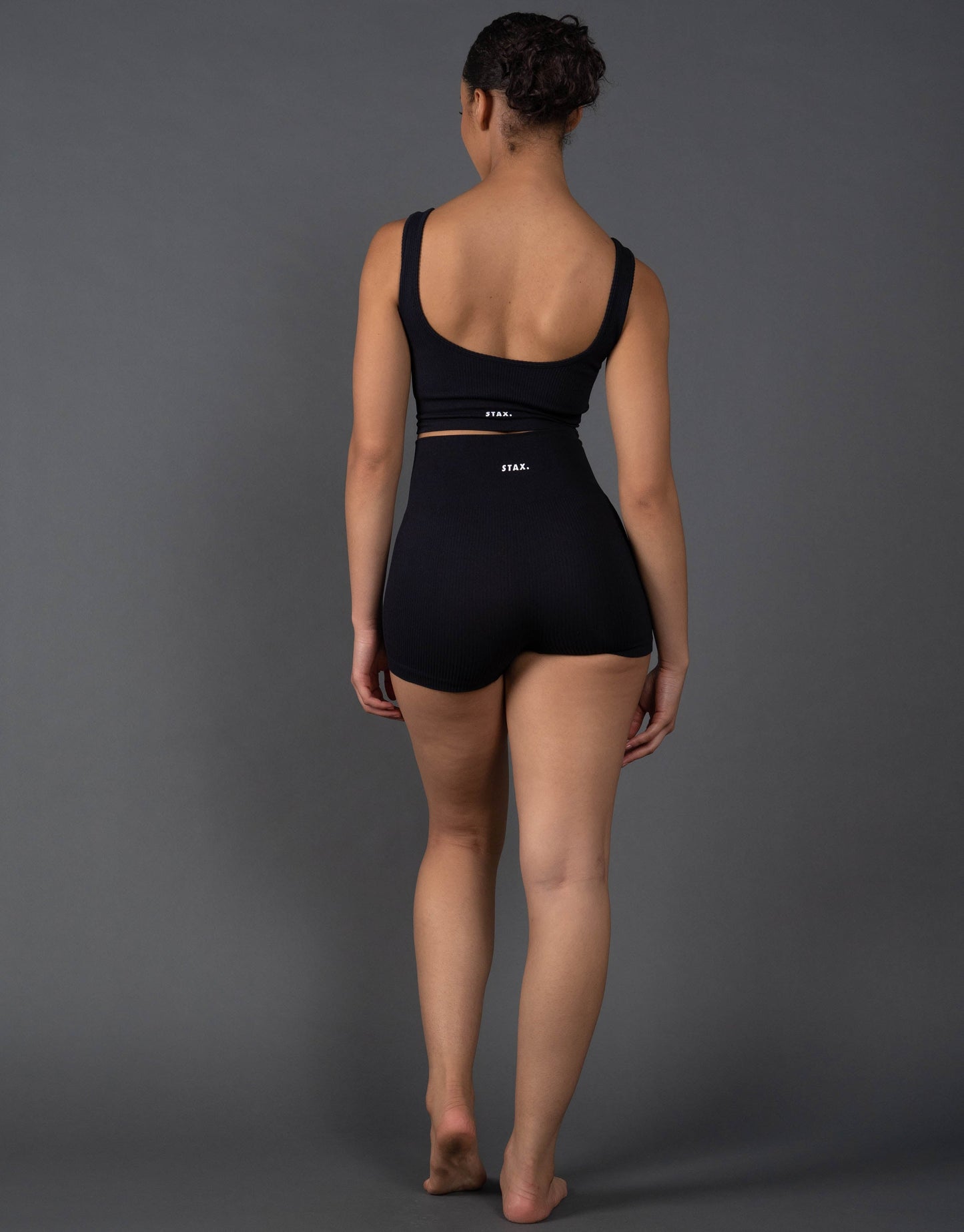 STAX. Premium Seamless V5.1 (Favourites) Mini Lounge Shorts - Astro (Black)