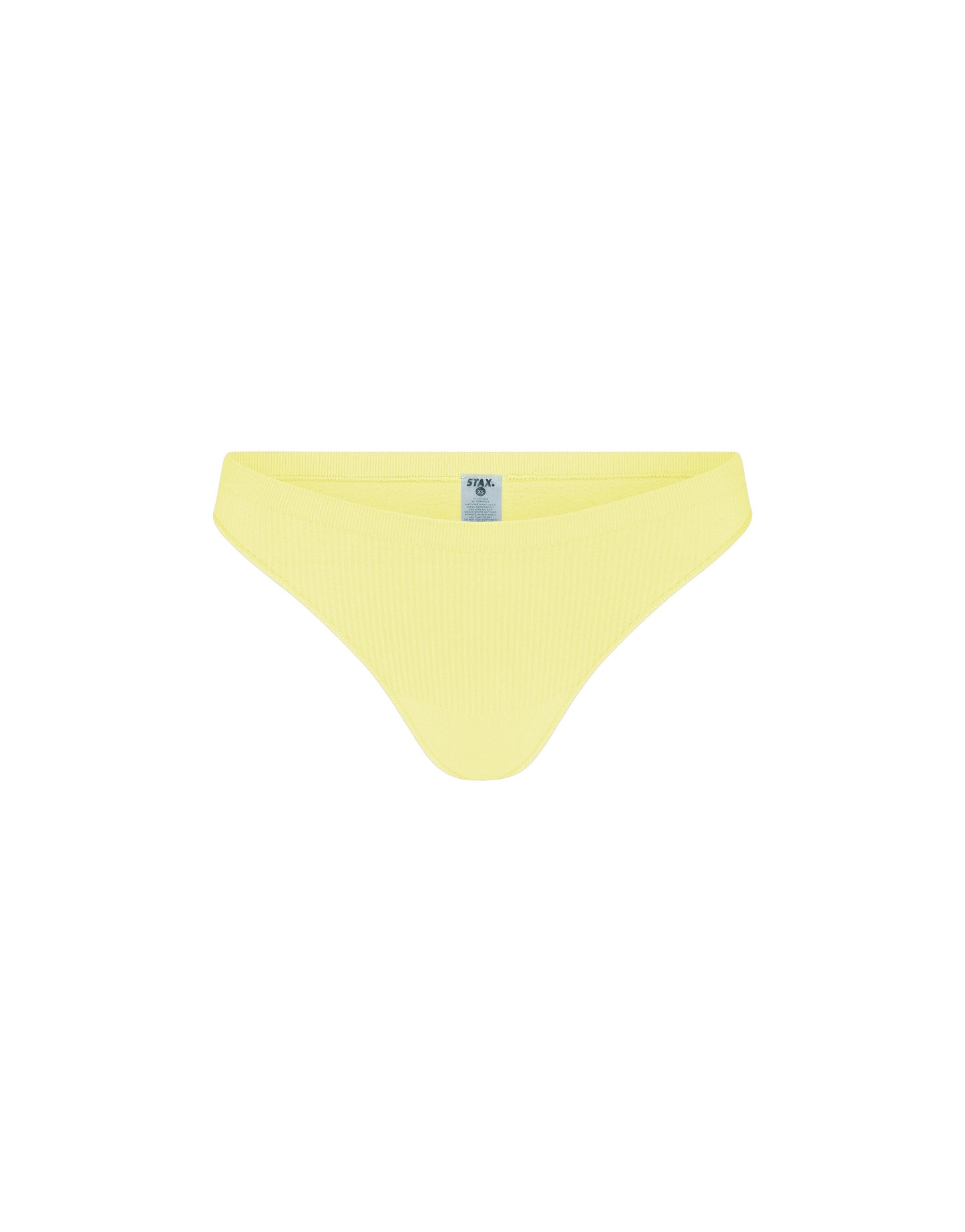 STAX. Premium Seamless V5.1 (Favourites) Sports G-String - Lemon (Yellow)