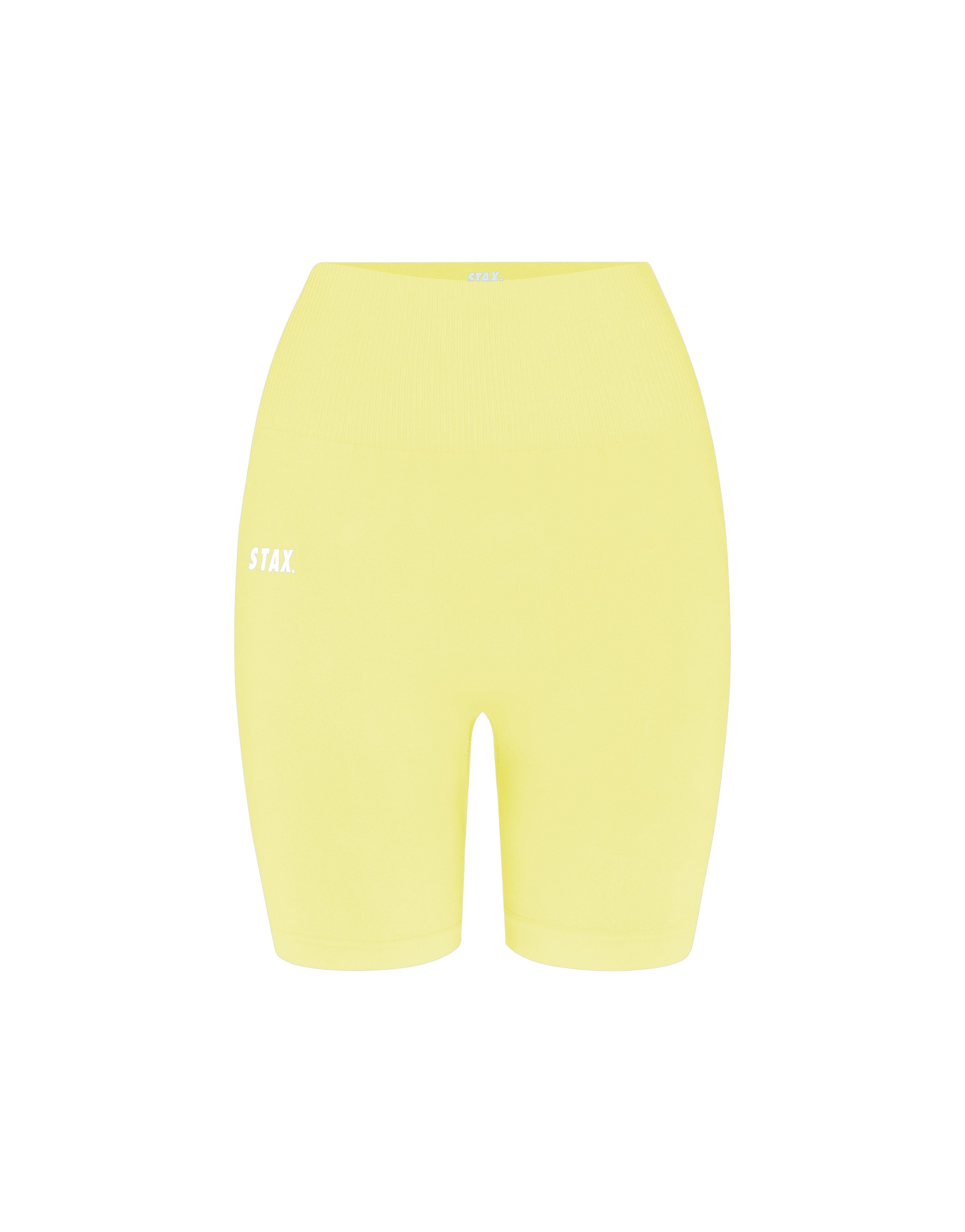 Yellow bike shorts sale