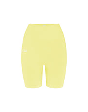 STAX. Premium Seamless V5.1 (Favourites) Midi Bike Shorts - Lemon (Yellow)