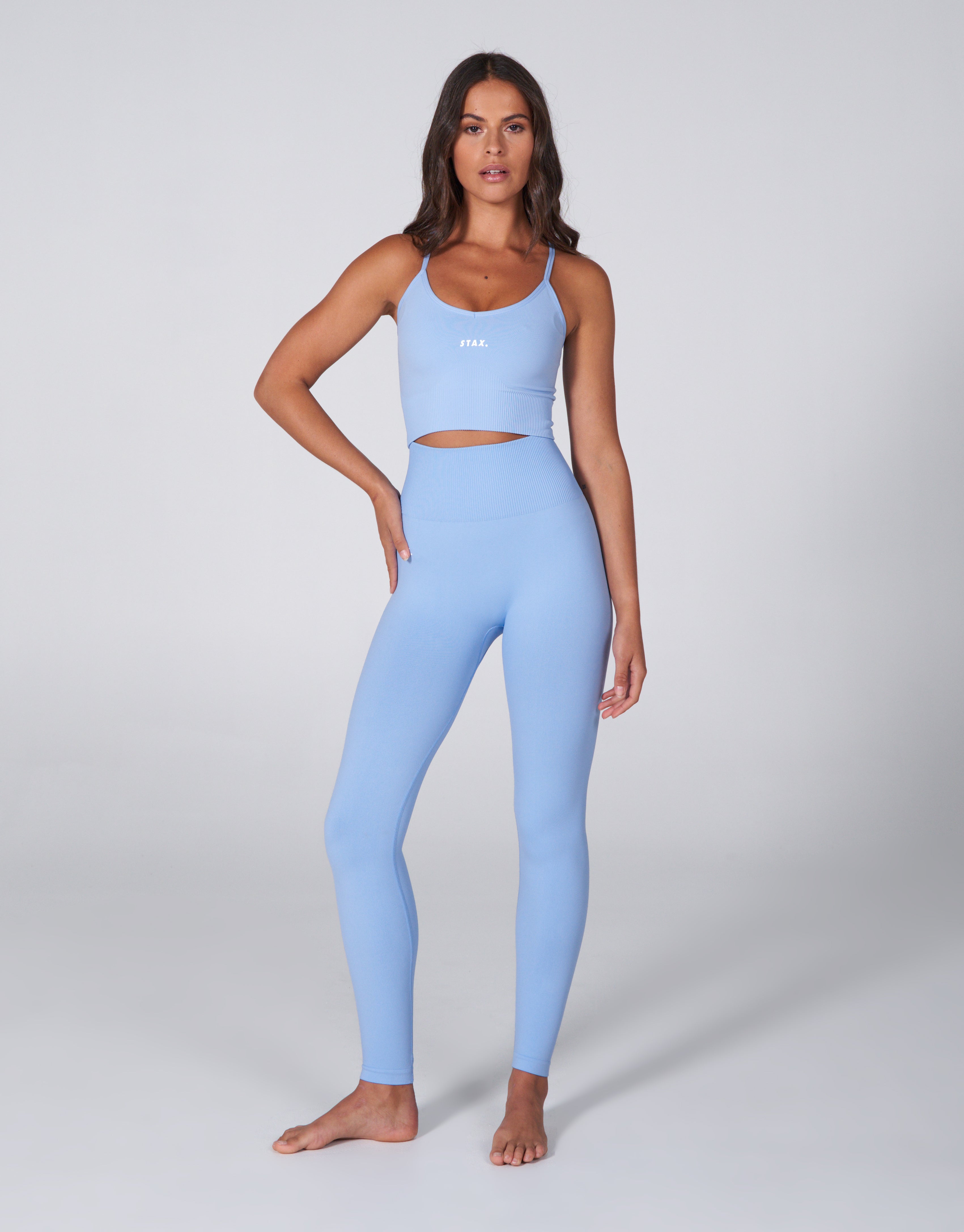 Baby blue store workout leggings