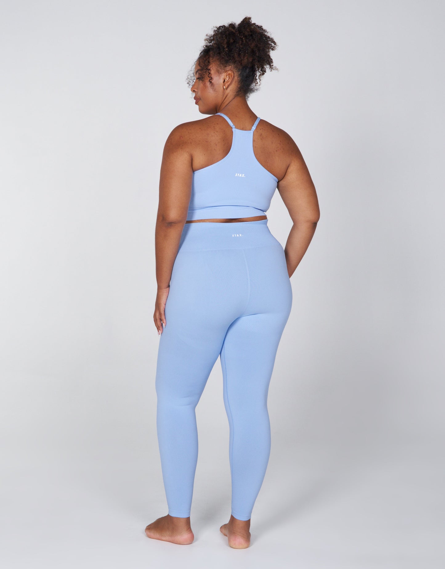 STAX. PSF Strappy Crop - Baby blue