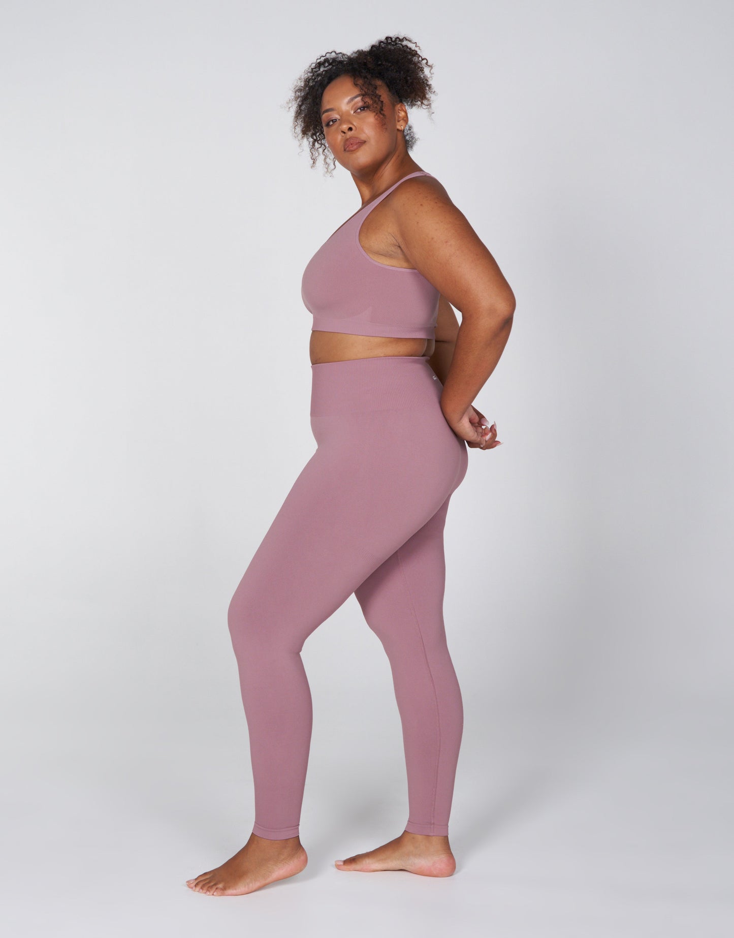 Premium Seamless Favourites Tights - Dusty Rose