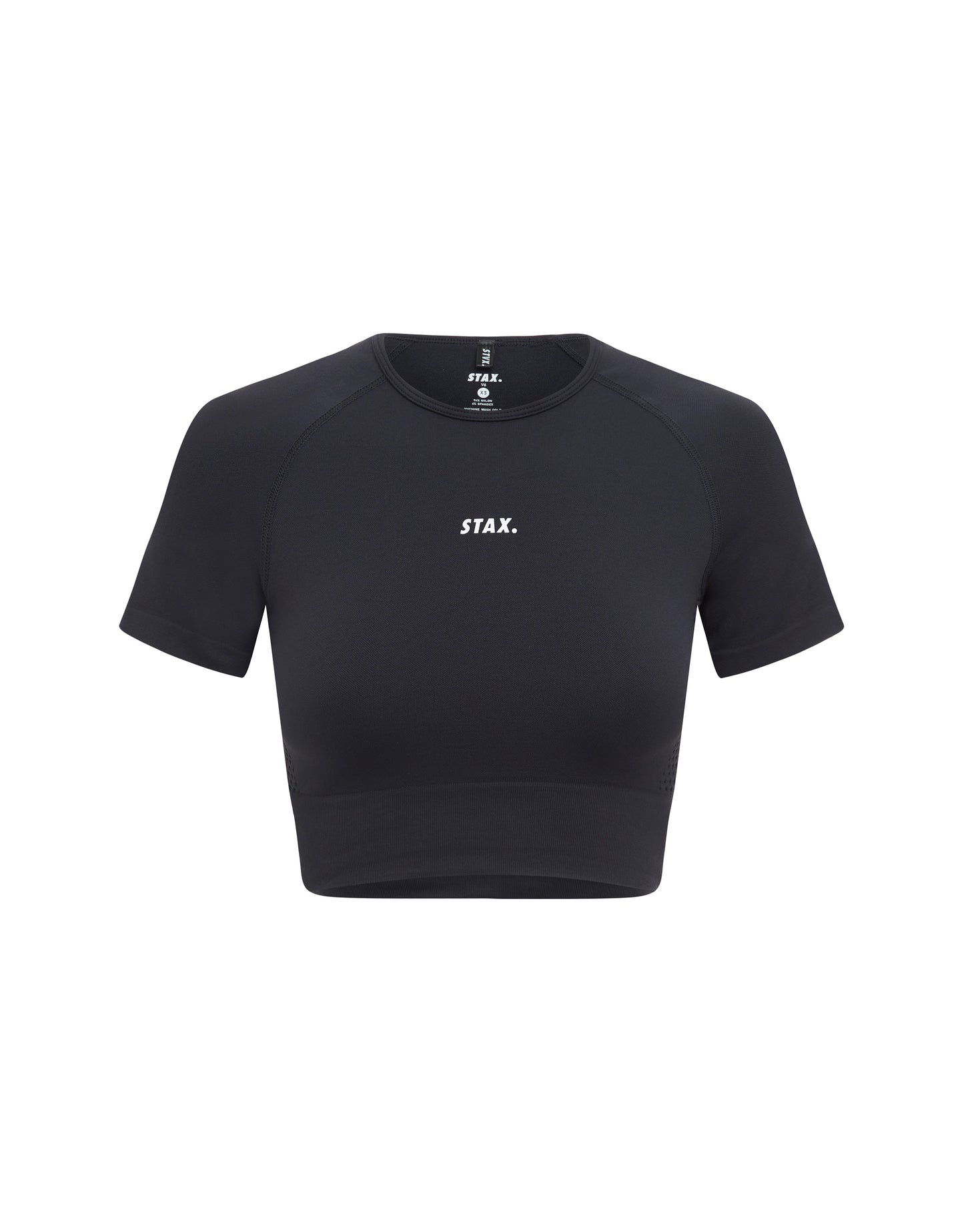 Premium Seamless V6 Cropped Tee - Vesper (Navy)