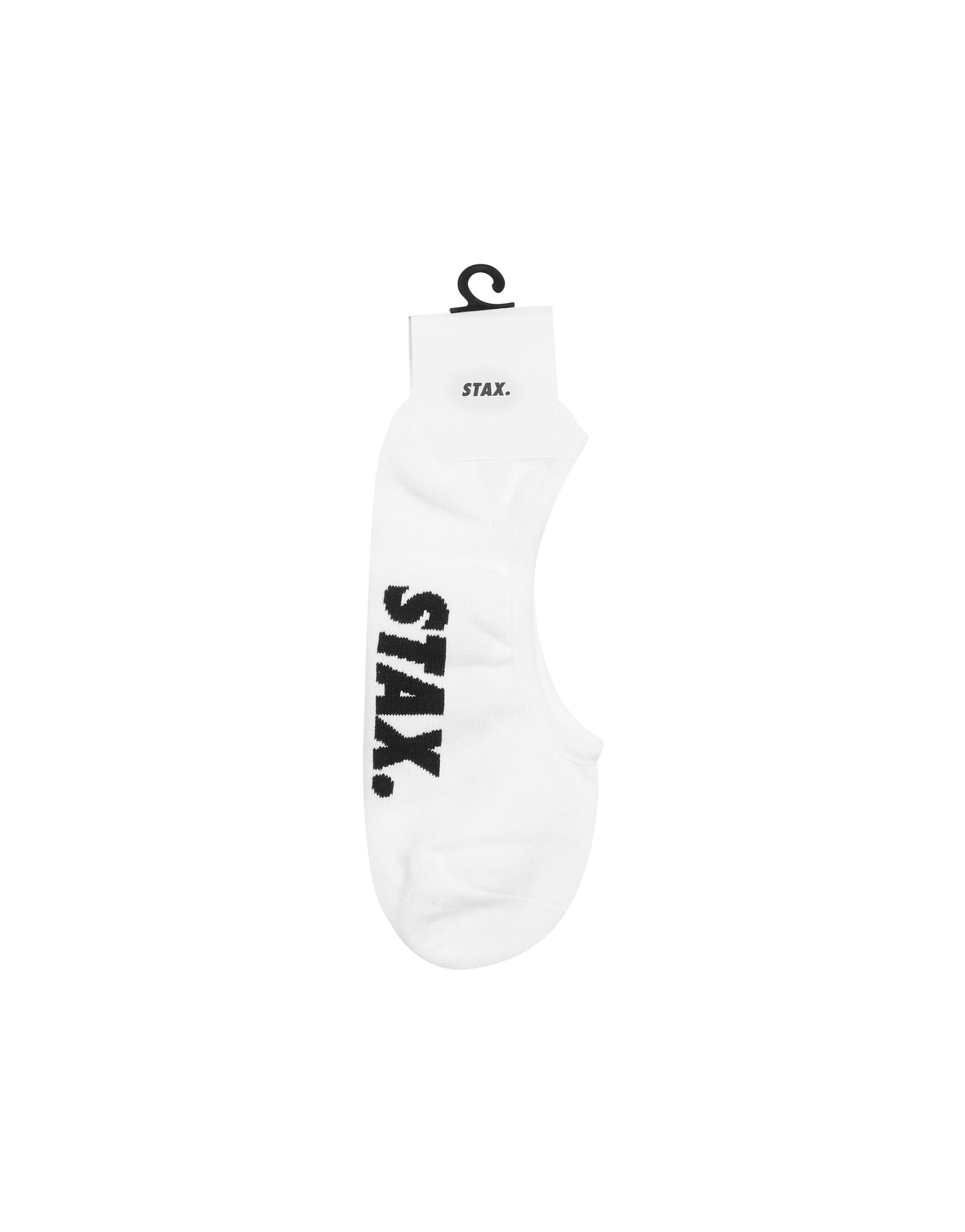 Unisex No Show Socks - White