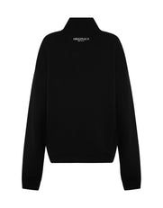 Originals Waffle 1/4 Zip - Black