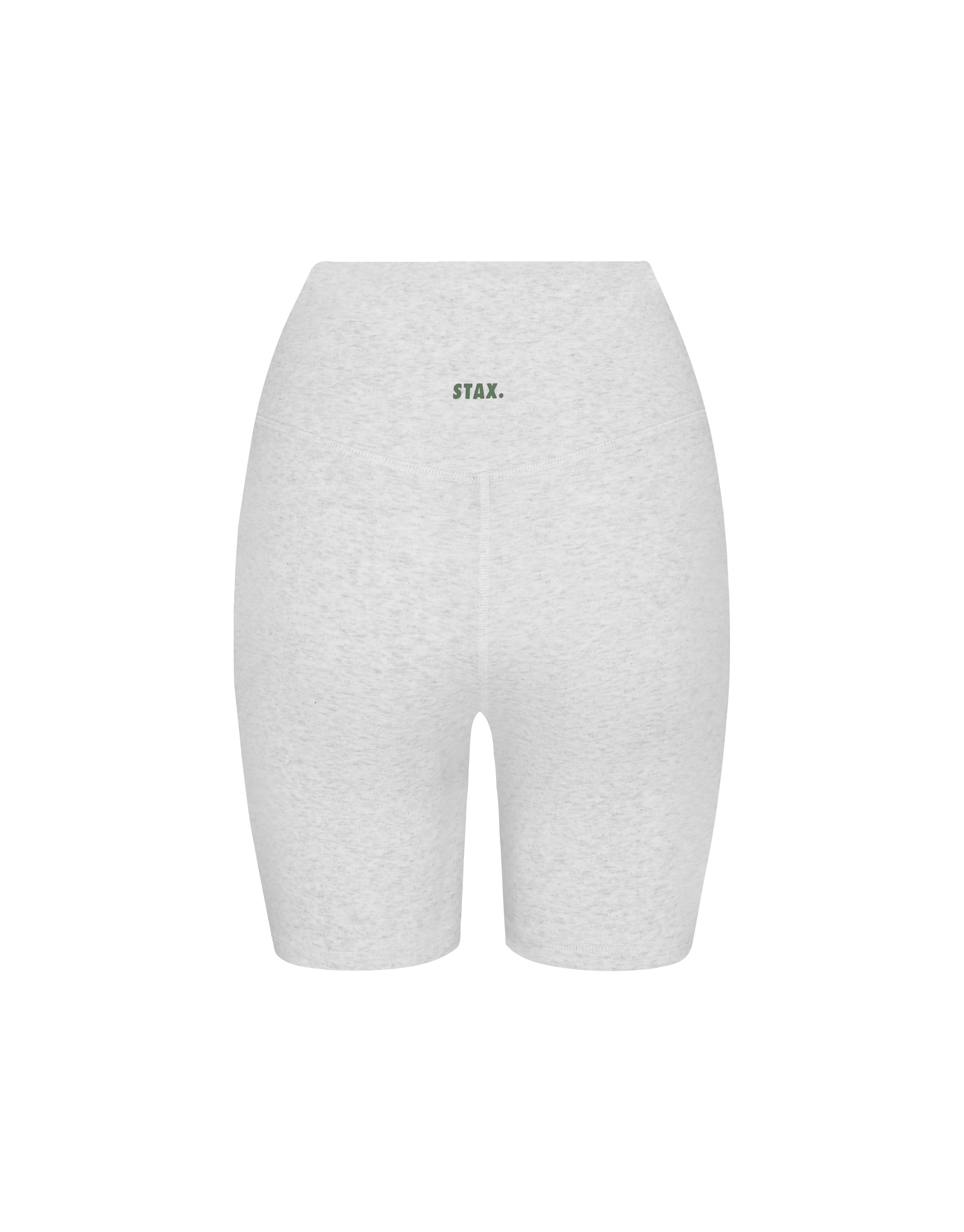 White cotton store biker shorts women's