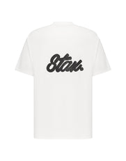 STAX. Court Drip Basketball Tee - White & Black