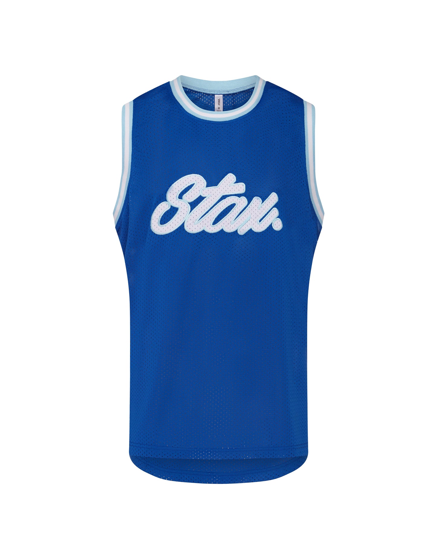 STAX. Court Drip Basketball Singlet - Duke