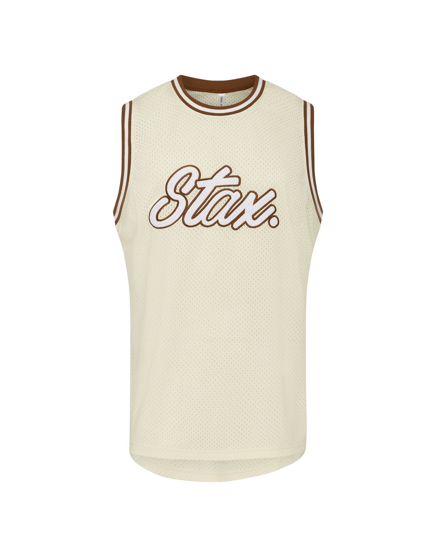 STAX. Court Drip Basketball Singlet - Boston