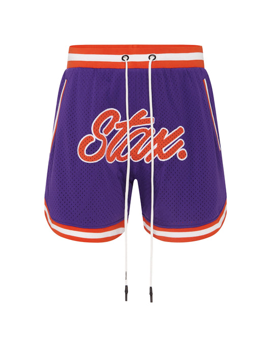 Court Drip Basketball Shorts - NYU