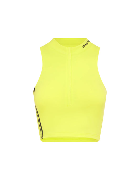 Summer 22 Zip Crop - Yellow