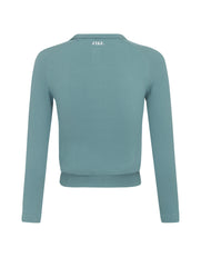 STAX. Premium Seamless V5.1 (Favourites) Cut Out Long Sleeve Lounge - Mist (Blue/Grey)
