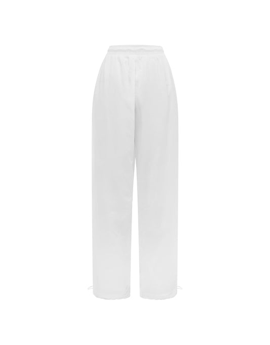 Parachute Pants- White
