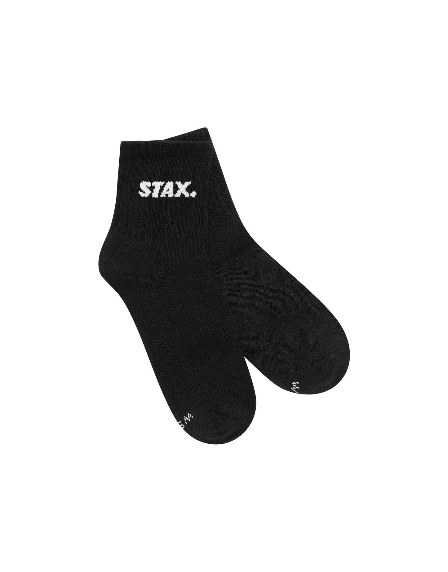 STAX. Ankle Length Socks - Black