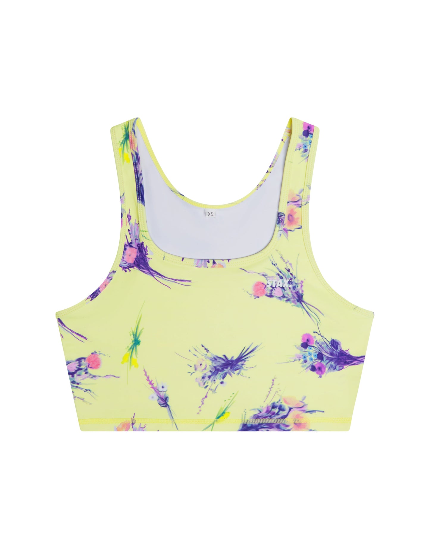 STAX. Spring Collection Cropped Tank - Sunflower