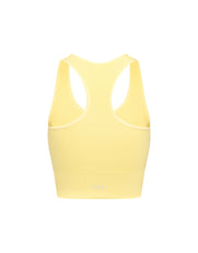 STAX. Premium Seamless V4 Racer Crop - Flaxen Yellow