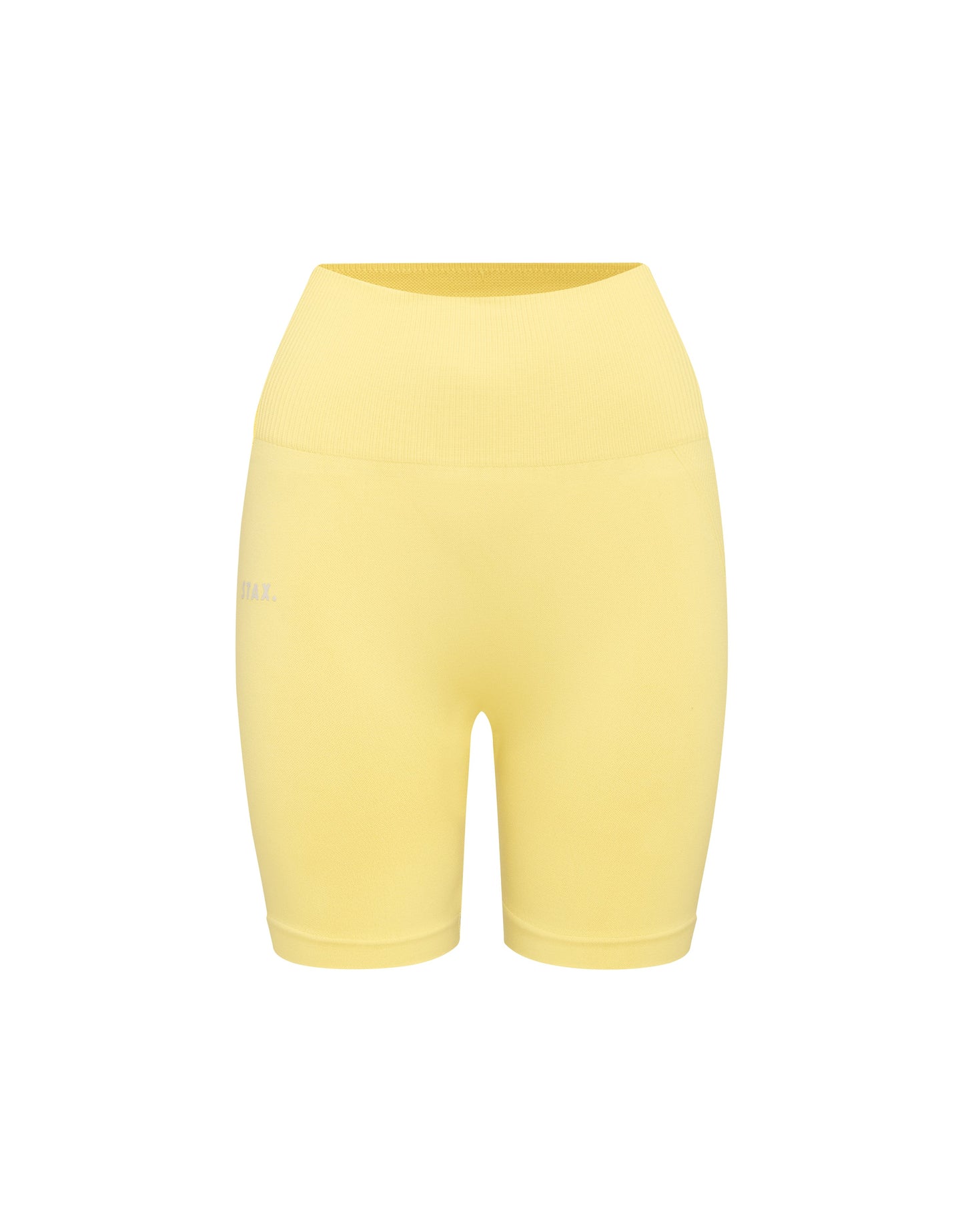 STAX. Premium Seamless V4 Midi Bike Shorts - Flaxen Yellow