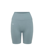 Premium Seamless V4 Midi Bike Shorts - Trench Blue