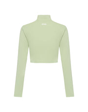 Long Sleeve Zip Crop NANDEX ™ Thistle - Green
