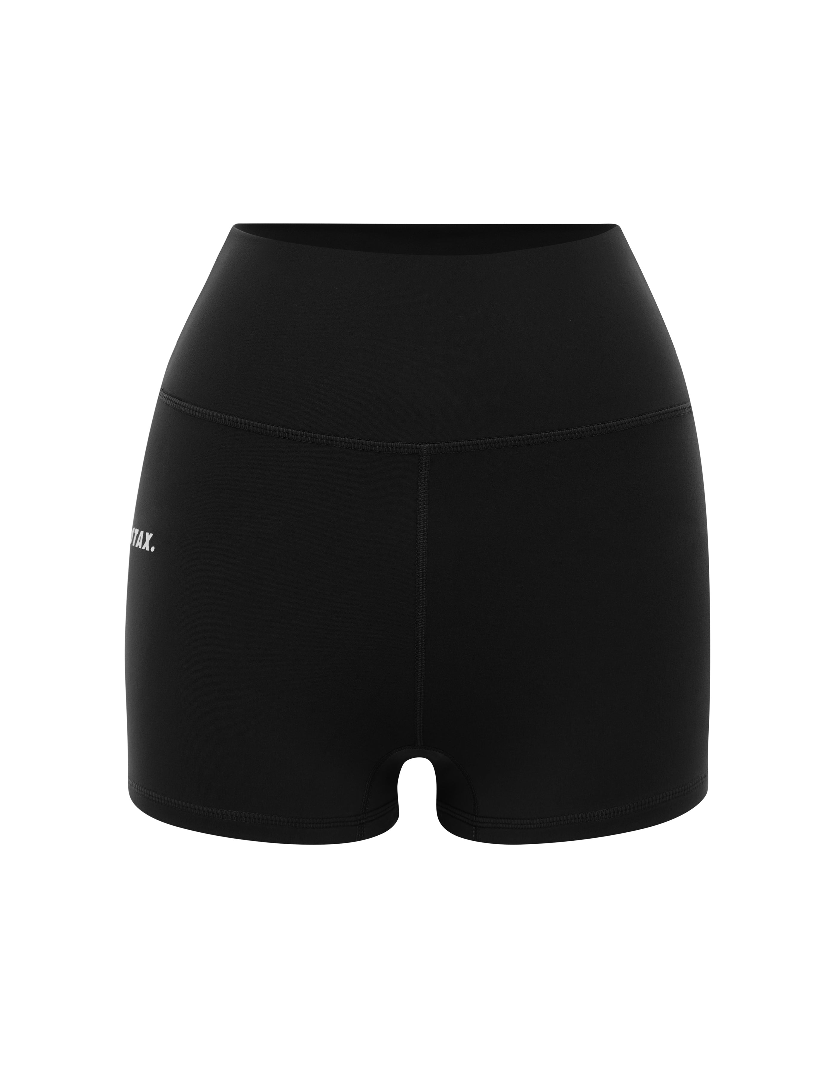 Shiny black cycling discount shorts