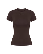 STAX. AW Womens Tee - Kuuma (Brown)