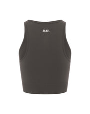 Premium Seamless Favourites Cropped Singlet - Dovetail