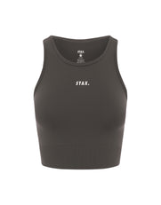 Premium Seamless Favourites Cropped Singlet - Dovetail