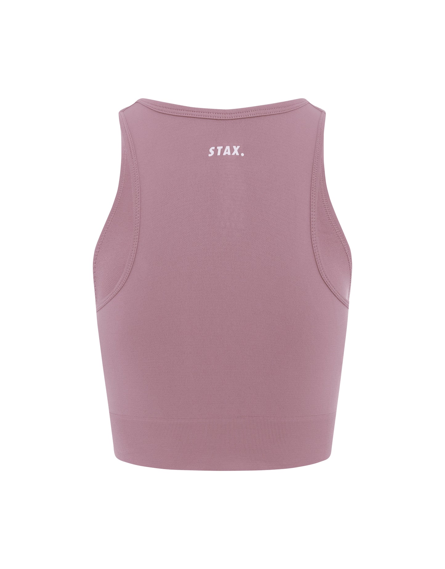 Premium Seamless Favourites Cropped Singlet - Dusty Rose